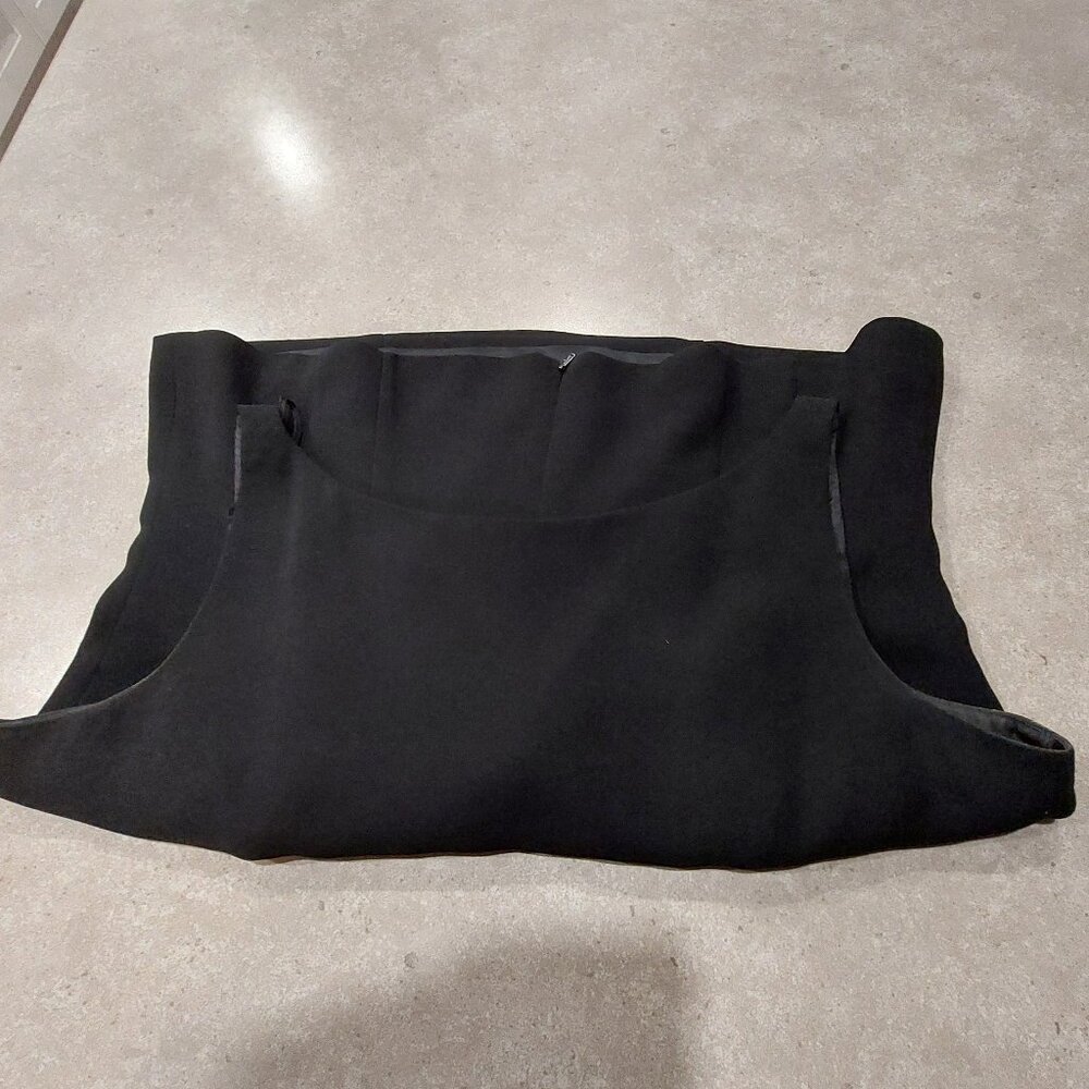 DONNA MORGAN 100% Polyester Black Sleeveless Lined Blouse w/Back Zipper Sz 14 - Picture 9 of 10